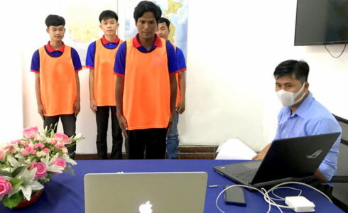 愛知県の型枠職種の企業様でカンボジア技能実習生の面接を実施