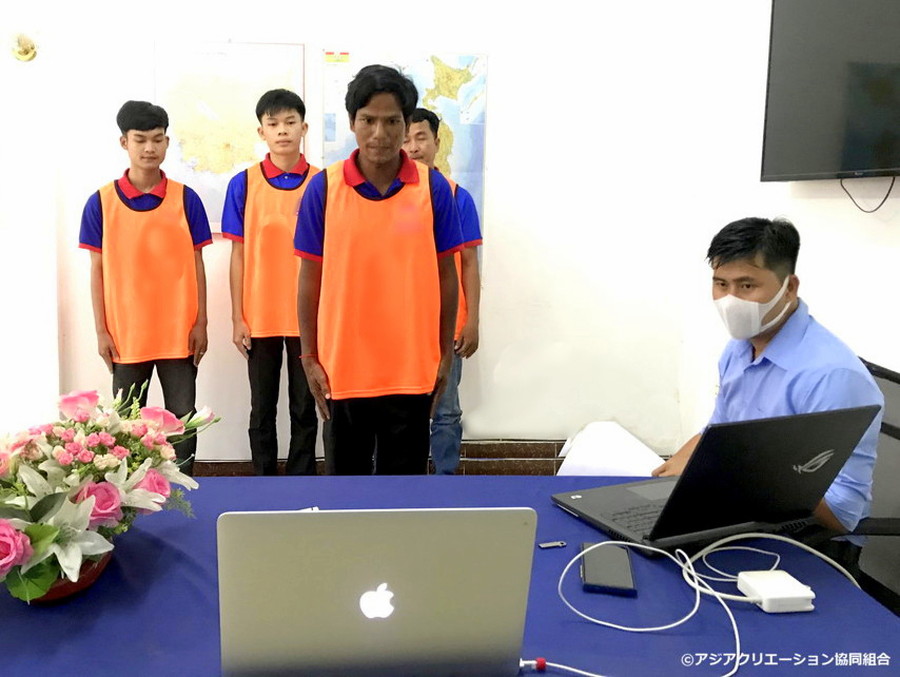 愛知県の型枠職種の企業様でカンボジア技能実習生の面接を実施