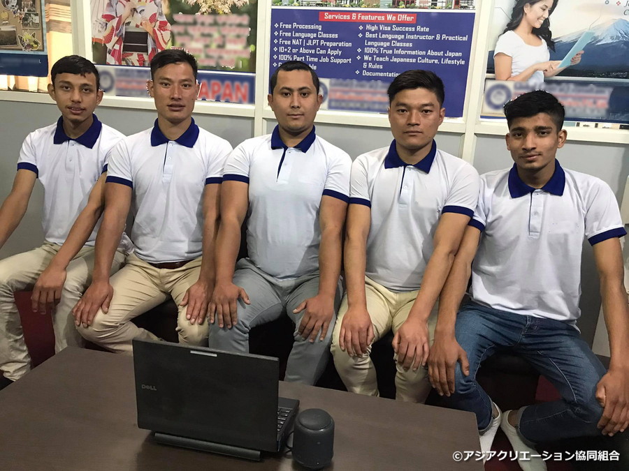 ネパール人技能実習生のSkype面接を実施