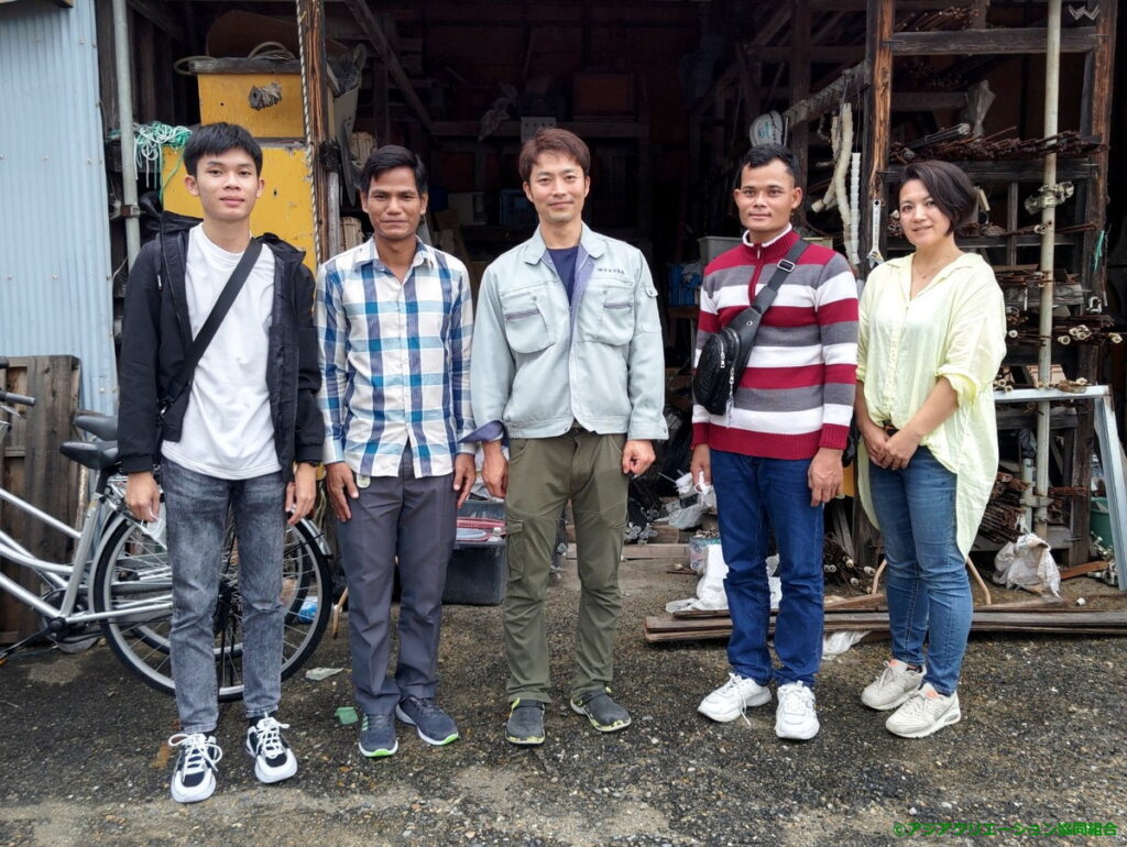 愛知県の型枠職種の企業様にカンボジア人技能実習生を配属