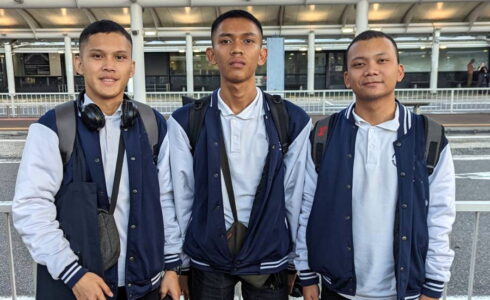 インドネシア人技能実習生３名の入国
